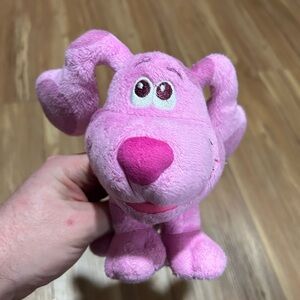 Magenta Plush Dog From Blues Clues